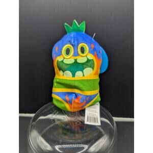 Cats vs Pickles 4" Beanbag Plush EL MACHO #335 Gold Wave Lucha Libre Masked Cuke